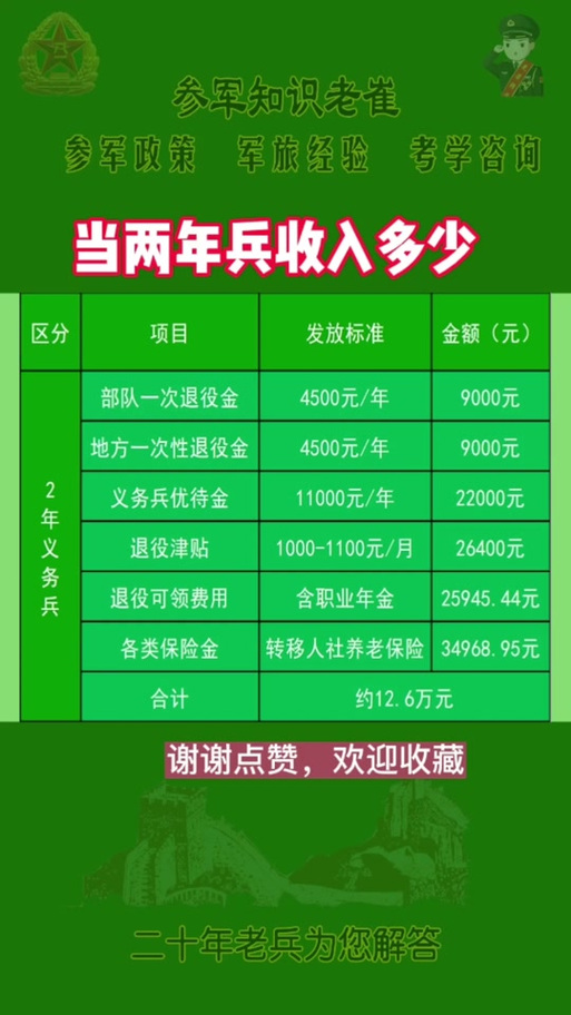 關(guān)于義務(wù)兵兩年能拿多少錢的全面解析，全面解析，義務(wù)兵兩年收入概覽